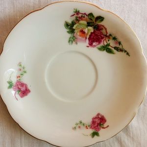 Vintage 1940s Tea Saucer, Made In Occupied Japan